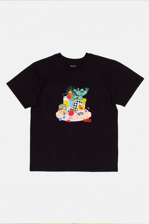 Camiseta Rvca M/C Luke Still Life Ps Preto