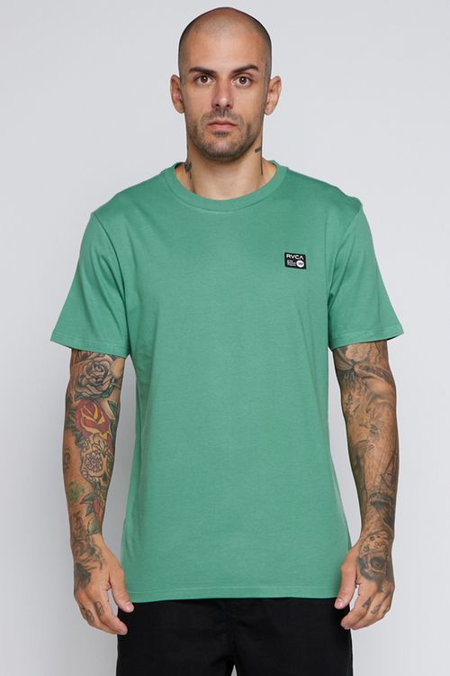 Camiseta Rvca M/C Anp Label Verde