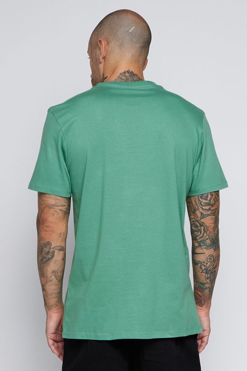 Camiseta Rvca M/C Anp Label Verde