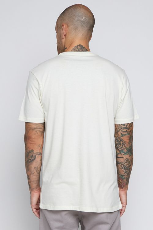 Camiseta Rvca M/C Anp Label Off White