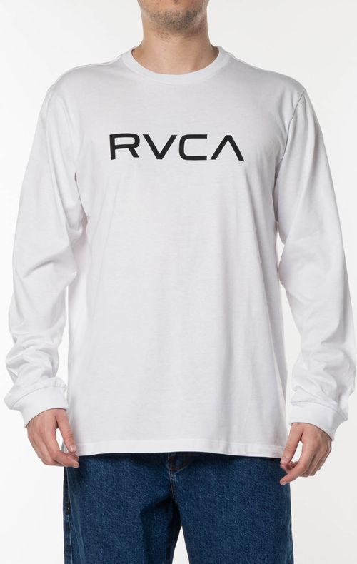 Camiseta RVCA M/L Big Ls Branco
