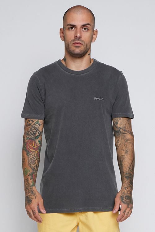 Camiseta Rvca M/C Mini Rvca Stone Preto