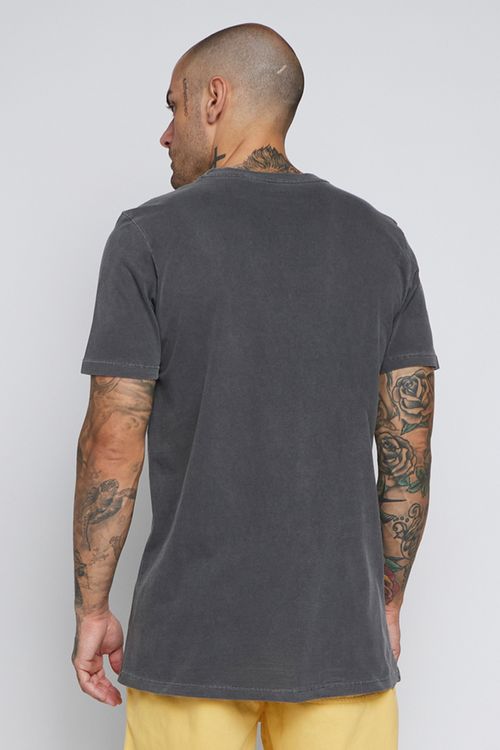 Camiseta Rvca M/C Mini Rvca Stone Preto