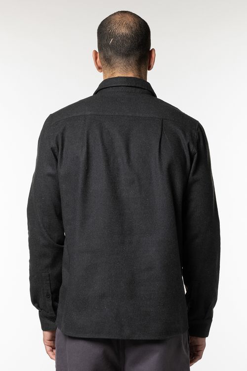 Camisa Rvca M/L That Ii Do Dobby Preto Mescla