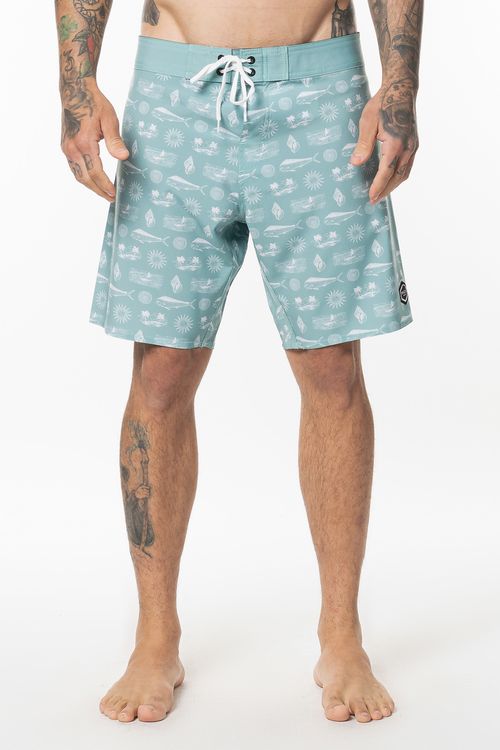 Boardshort Rvca Dorado 17 Multi Cores