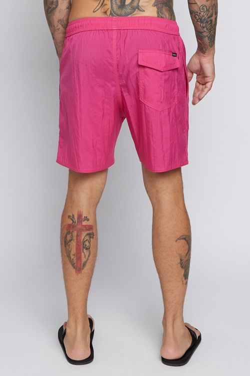 Boardshort Rvca Va Elastic 17 Rosa Escuro