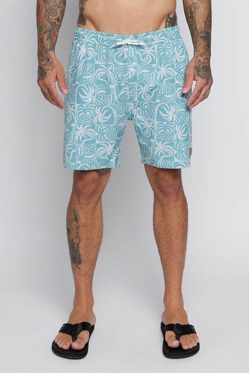 Boardshort Rvca Exotica Elastic 18 Multi Cores