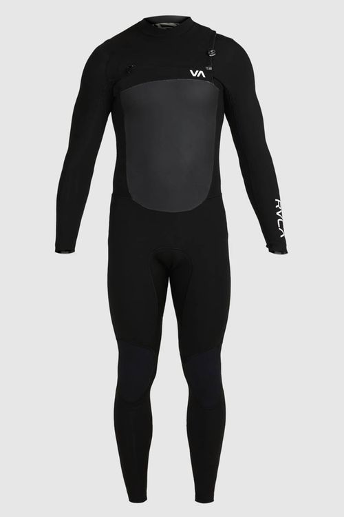 Wetsuit Rvca 3/2 Balance Chest Zip Fullsuit Black