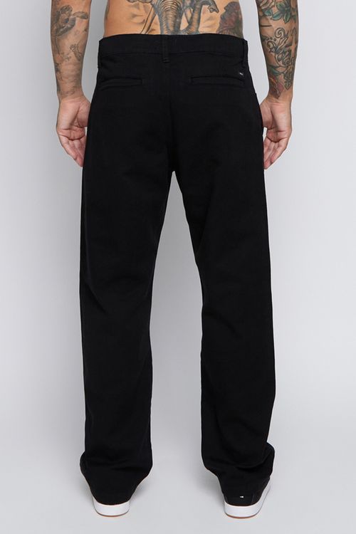 Calça Rvca The Weekend Chino Hide  Preto
