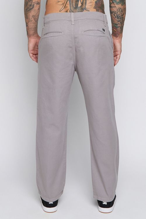 Calça Rvca The Weekend Chino Hide Cinza
