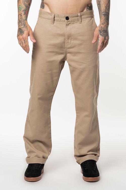 Calça RVCA The Weekend Chino Caqui