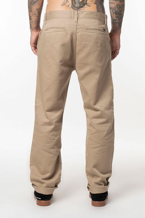 Calça RVCA The Weekend Chino Caqui