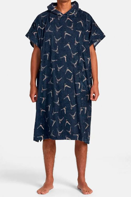 Poncho Rvca Legend And Mana Moody Blue