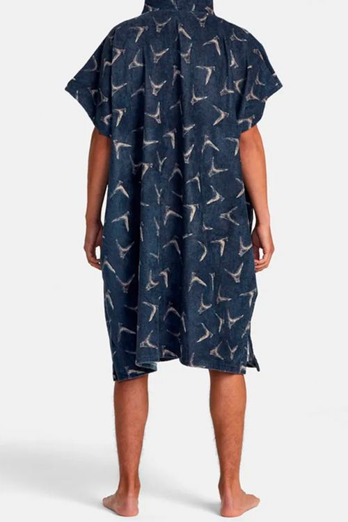 Poncho Rvca Legend And Mana Moody Blue