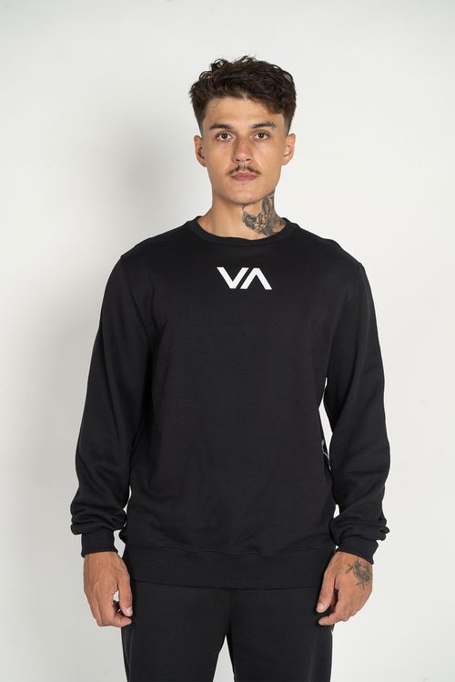 Moletom RVCA Care Rv Side Back Preto