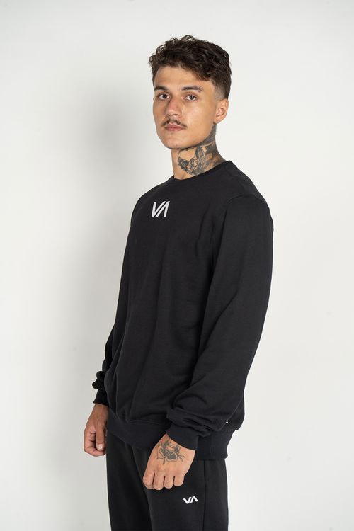 Moletom RVCA Care Rv Side Back Preto