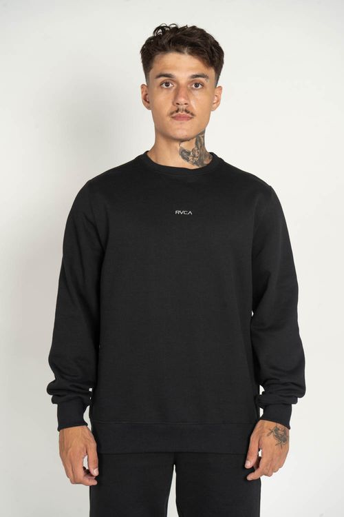 Moletom RVCA Care Care Campus Blend 270G Preto