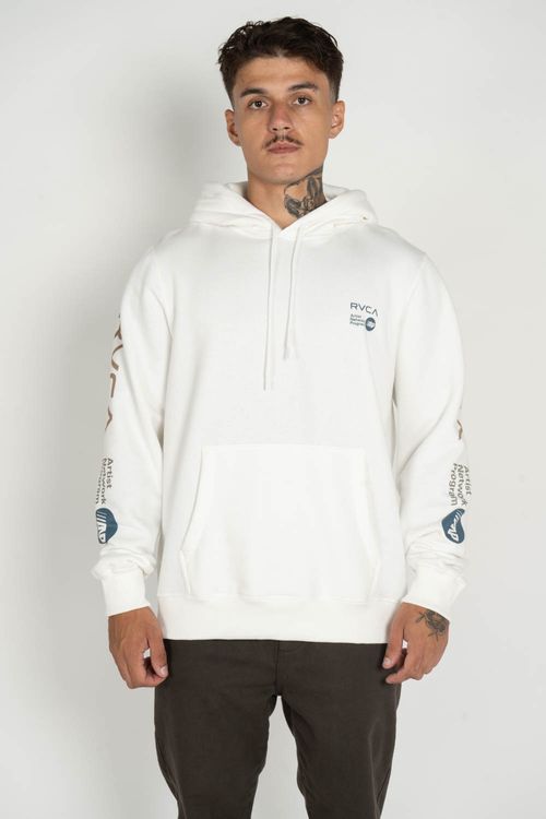 Moletom RVCA Fech Anp 270G Branco
