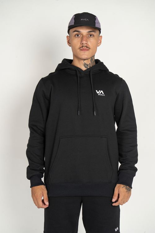 Moletom RVCA Fech Va Essential 270G Preto
