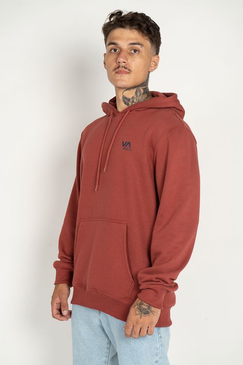Moletom RVCA Fech Va Essential 270G Vinho