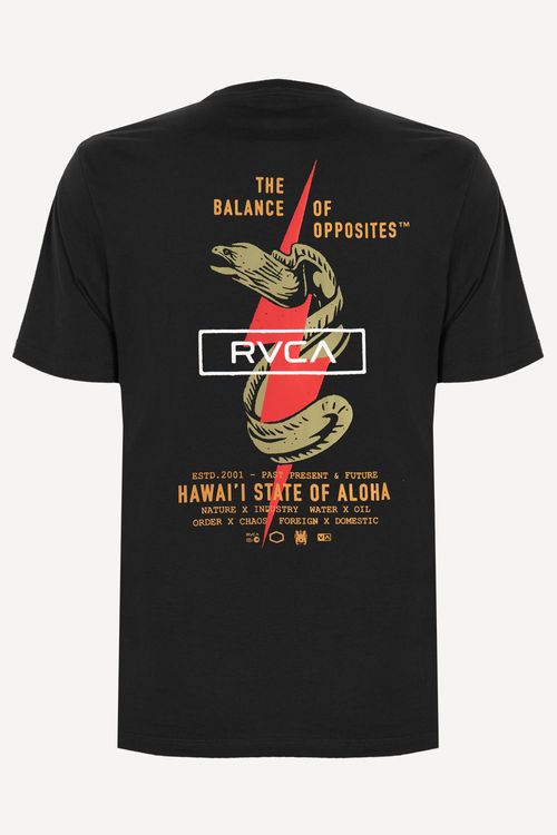 Camiseta RVCA M/C  Shock Squad Ps Preto