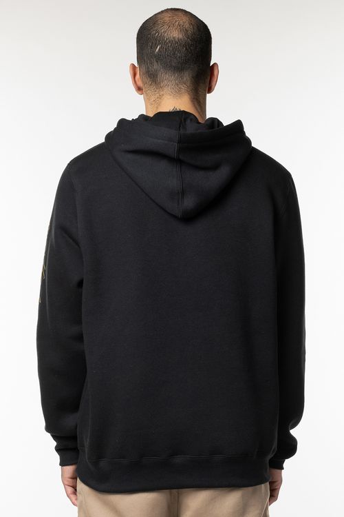 Moletom RVCA Fech Antique 305 Preto