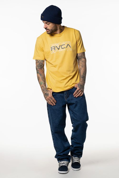 Camiseta RVCA M/C Big Top Mostarda