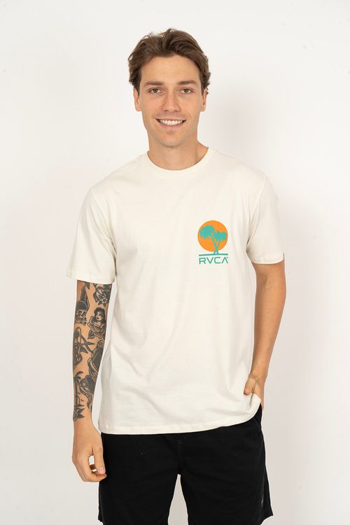 Camiseta RVCA M/C Puerto Nuevo Off White