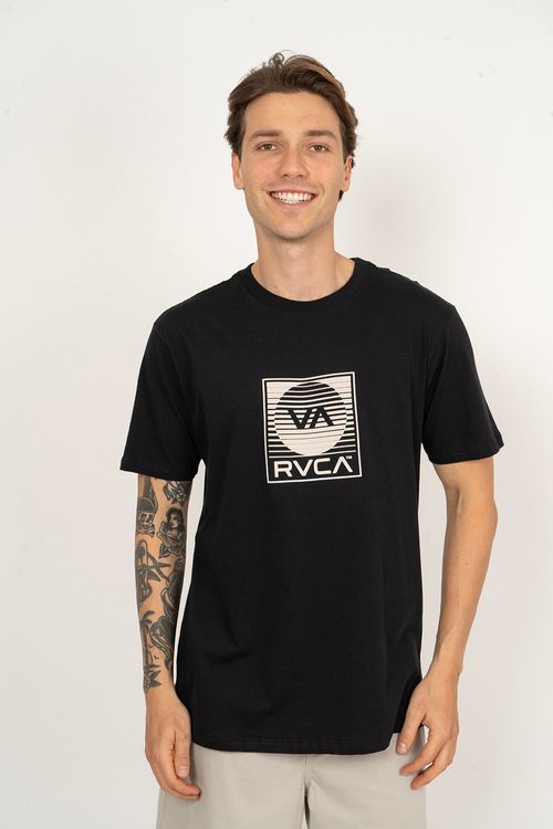 Camiseta RVCA M/C Blinder Preto