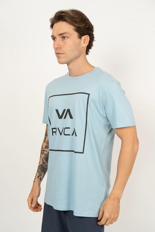 Camiseta RVCA M/C Va All The Way Azul Claro