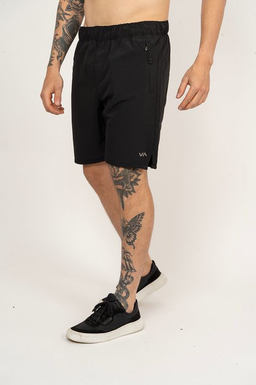 Bermuda RVCA Yogger Stretch 17In Preto