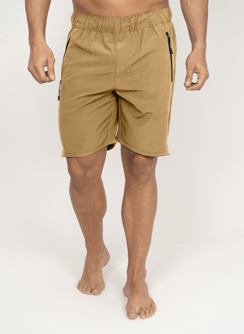 Bermuda RVCA Yogger Stretch 17In Cáqui