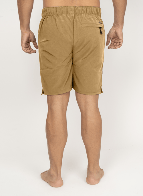 Bermuda RVCA Yogger Stretch 17In Cáqui