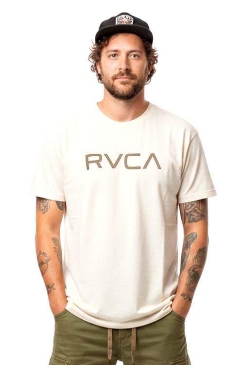 Camiseta RVCA M/C Big Rvca Ps Off White