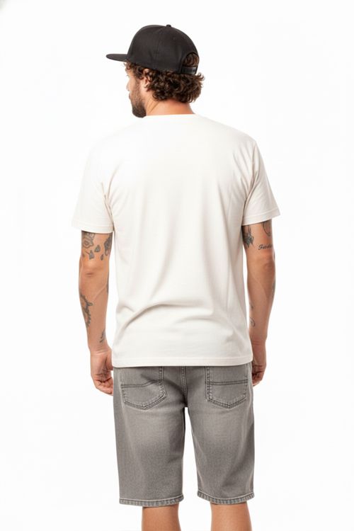 Camiseta Rvca M/C Rapa Nui Ps Off White