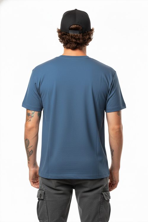 Camiseta RVCA M/C Big Rvca Ps Azul Escuro