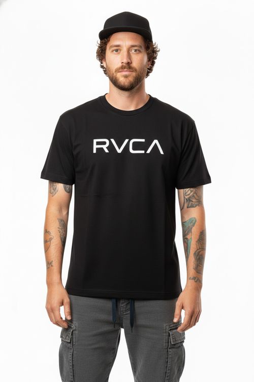 Camiseta RVCA M/C Big Rvca Ps Preto