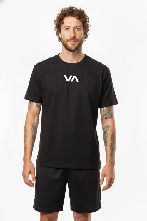 Camiseta RVCA M/C Va Side Back Ps Preto