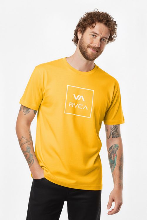 Camiseta Rvca M/C Va All The Way Ps Mostarda