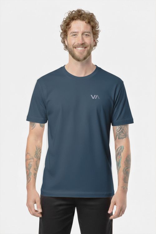 Camiseta RVCA M/C Mini Vas Marinho