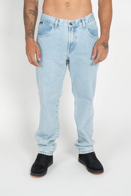 Calça Jeans Rvca Weekend Denin Light Blue Azul Claro
