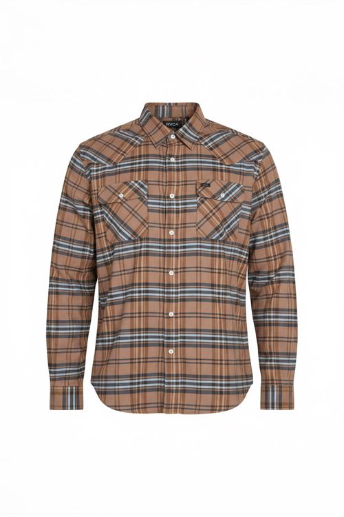 Camisa RVCA M/L Va Cpo Multicores