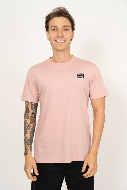 Camiseta M/C Anp Label Rosa Claro