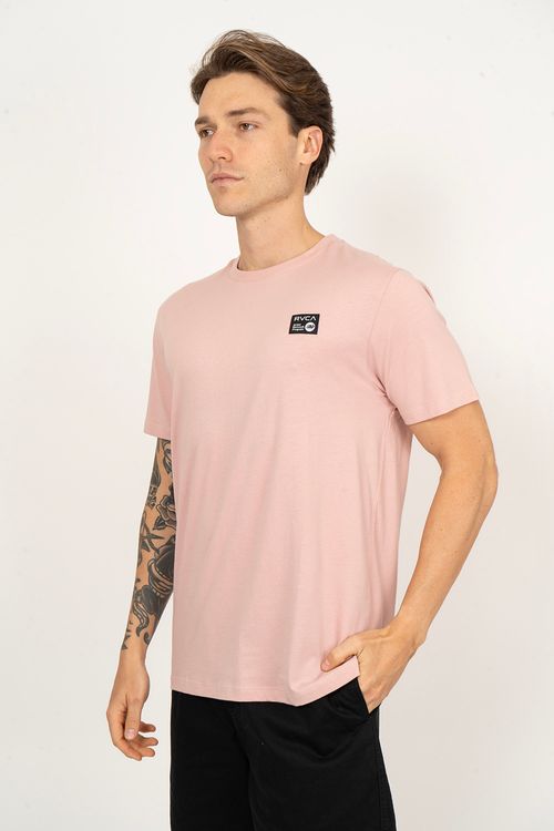 Camiseta M/C Anp Label Rosa Claro