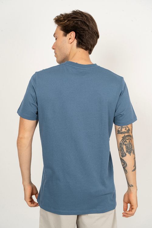 Camiseta M/C Big Rvca Azul Escuro
