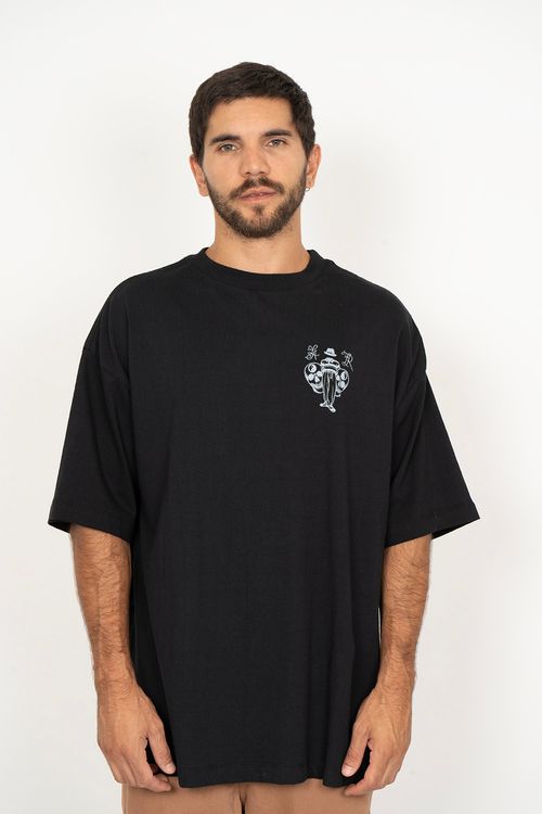 Camiseta M/C Invisible Men Preto