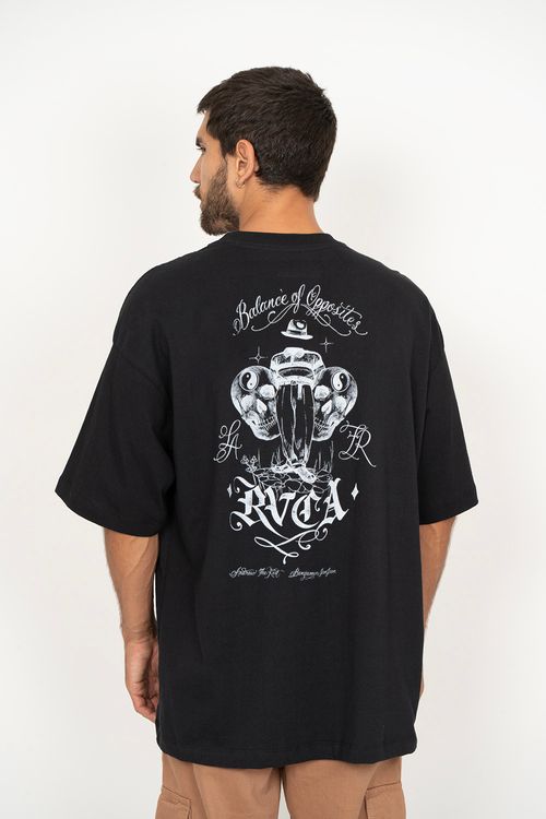 Camiseta M/C Invisible Men Preto