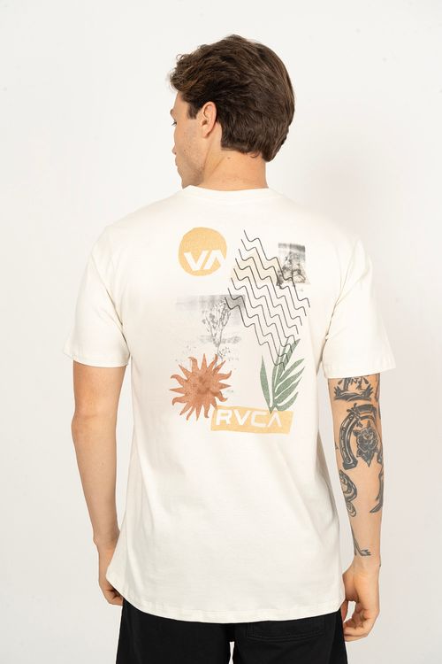 Camiseta RVCA M/C Desert Scape Snow White