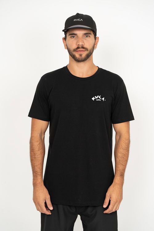 Camiseta RVCA M/C Va Cool Nv Preto