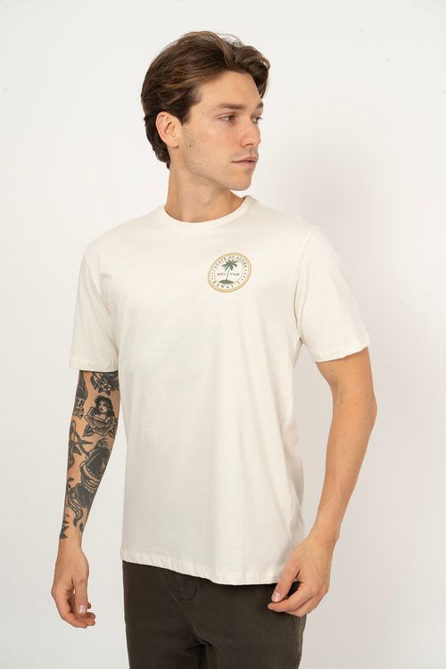 Camiseta RVCA M/C Aloha Seal Off White